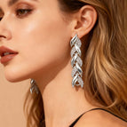 Silver earrings