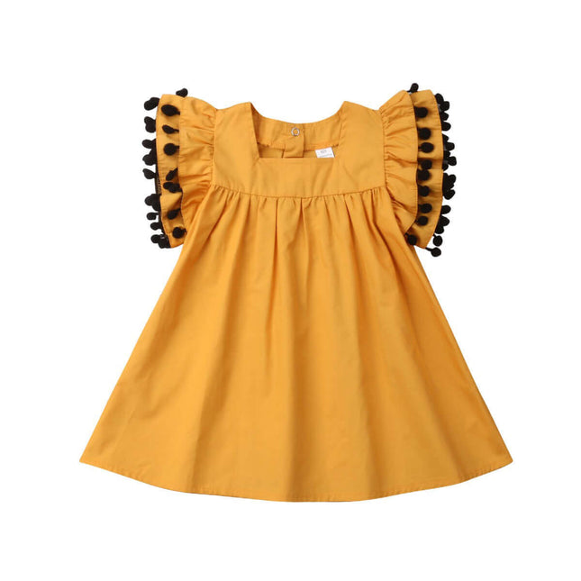 Sleeveless Girls Dress 5t casual style.
