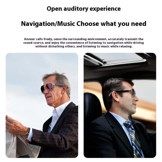 Smart AI Translation Glasses bluetooth music audio.