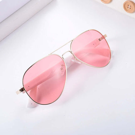 Smart AI Translation Glasses gradient pink fashion.