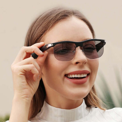 Smart Bluetooth Color Changing Glasses nylon lens material.