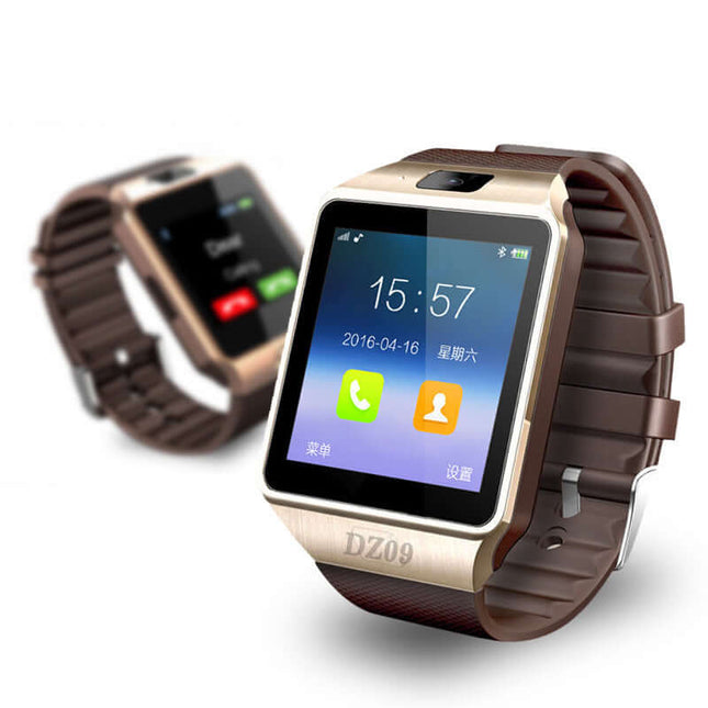 Smart Call Watch Bluetooth Smartwatch Card Support black color