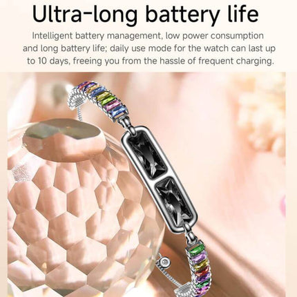 Smart Screenless Bracelet With Heart Rate Monitor magnetic charging cable connection contact pins closeup