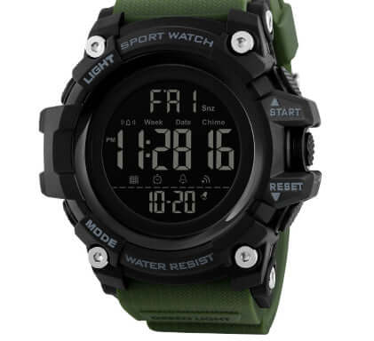 Sport Camouflage Electronic Outdoor Wristwatch army green version