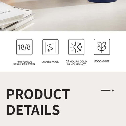 Stainless Steel Magnetic Water Bottle 750ml capacity.