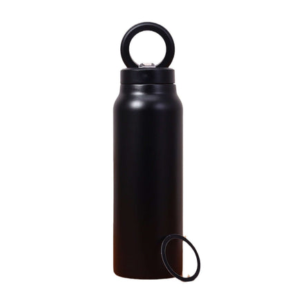 Stainless Steel Magnetic Water Bottle keeps drinks hot cold.