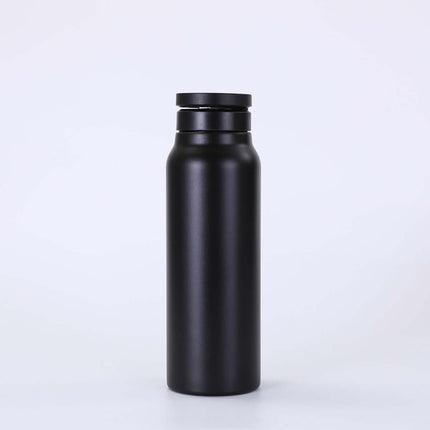 Stainless Steel Magnetic Water Bottle with straw lid.