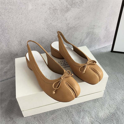 Summer Niche Split-Toe Women's French Sandals Versatile Daily Footwear