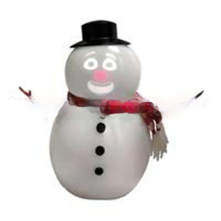 Talking Animated Snowman – Blinking Eyes, Light-Up Display & Playful Voice | Christmas Holiday Table Centerpiece Decoration, animated snowman decoration, talking christmas snowman, light up snowman, festive table centerpiece, holiday home decor, christmas