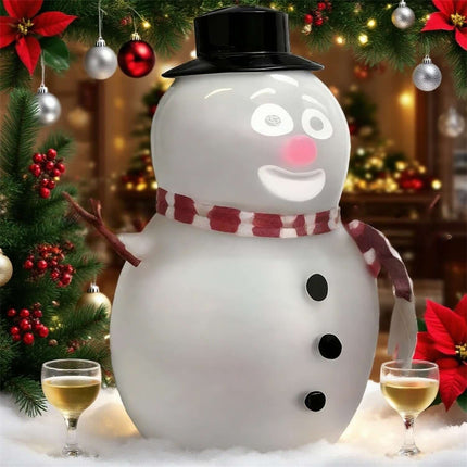Talking Animated Snowman – Blinking Eyes, Light-Up Display & Playful Voice | Christmas Holiday Table Centerpiece Decoration, animated snowman decoration, talking christmas snowman, light up snowman, festive table centerpiece, holiday home decor, christmas