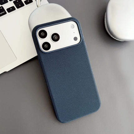 Tech Fabric Magnetic MagSafe Case Compatible iPhone on a desk with laptop and earphones.