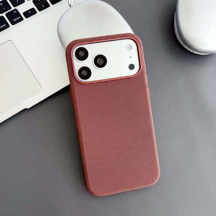 Tech Fabric Magnetic MagSafe Case Compatible iPhone on a desk next to a laptop and mouse.