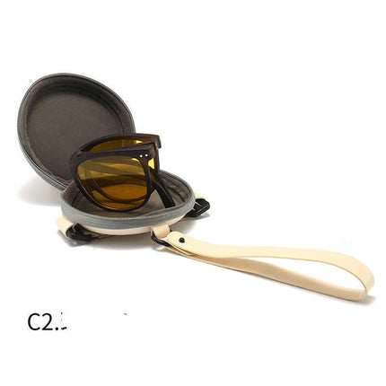 Trendy Foldable Sunglasses compact travel glasses.