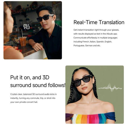 TurboView Ultra HD 8MP AI Smart Video Glasses Modern Tech Innovation