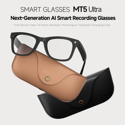 TurboView Ultra HD 8MP AI Smart Video Glasses high tactile mechanical metal physical buttons