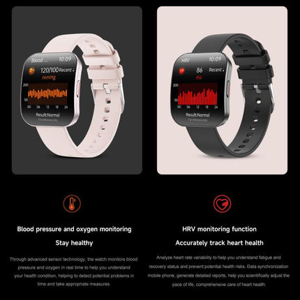 U17 Ultra Thin Curved Screen AMOLED Sports Smart Watch with health monitoring features for blood pressure and HRV tracking.