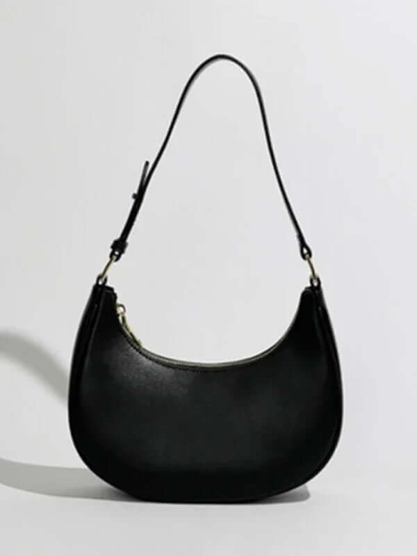 Underarm One Shoulder Vintage Baguette Bag for Women front view