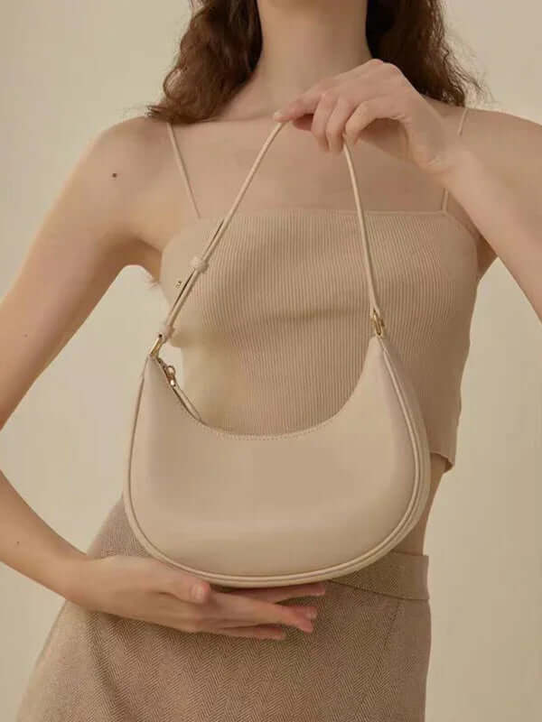 Underarm One Shoulder Vintage Baguette Bag for Women full display