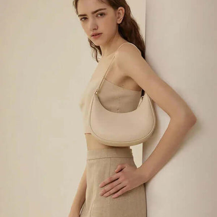 Underarm One Shoulder Vintage Baguette Bag for Women side angle