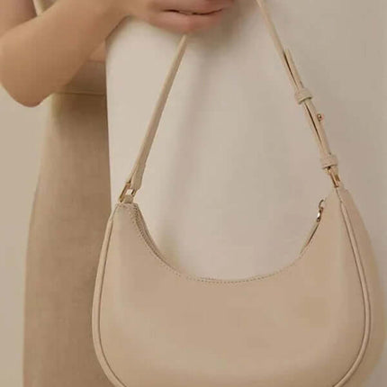 Underarm One Shoulder Vintage Baguette Bag for Women half moon shape
