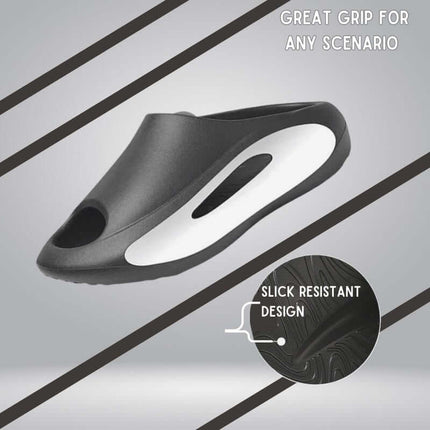 Unisex Hollow Peep Toe Summer EVA Slides showcasing great grip and slip-resistant design for comfort in any scenario.