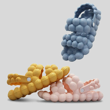 Unisex Thick Sole Bubble Massage Slide Sandals Comfortable Everyday Wear