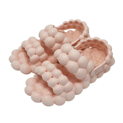 Unisex Thick Sole Bubble Massage Slide Sandals Soft Supportive Sole