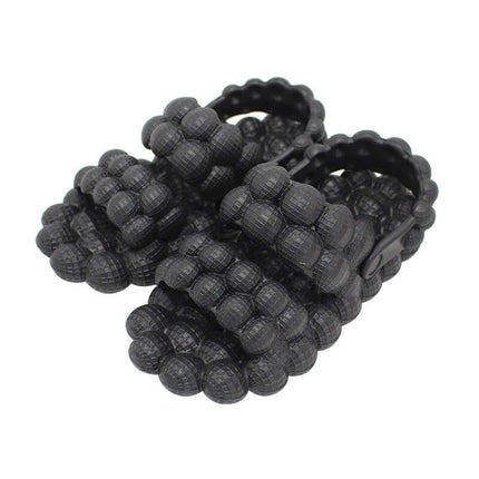 Unisex Thick Sole Bubble Massage Slide Sandals Durable Everyday Sandals