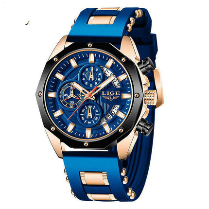 Luxury Sport Chronograph Quartz Watch for Men front view