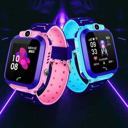 Waterproof Kids Smartwatch GPS Locator Phone Function front view