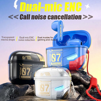 wekome ws-07 armor enc wireless bluetooth earphones charging case