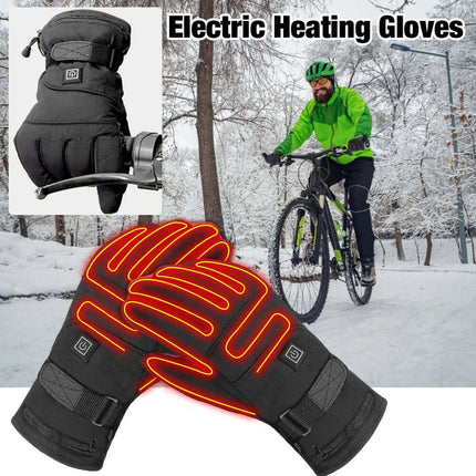Winter Electric Heated Touchscreen Motorcycle Gloves motorcycle riding use