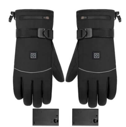 Winter Electric Heated Touchscreen Motorcycle Gloves non slip grip detail