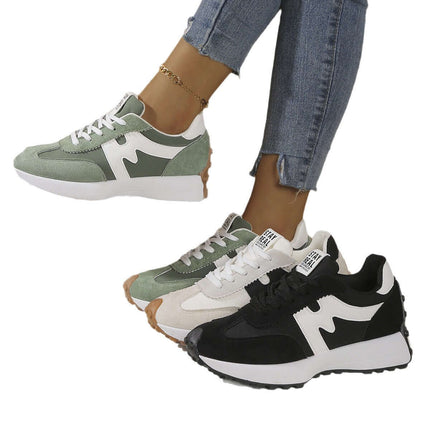 Women Color-Block Chunky Sneakers Non-Slip Casual size 45 foot length 27cm.