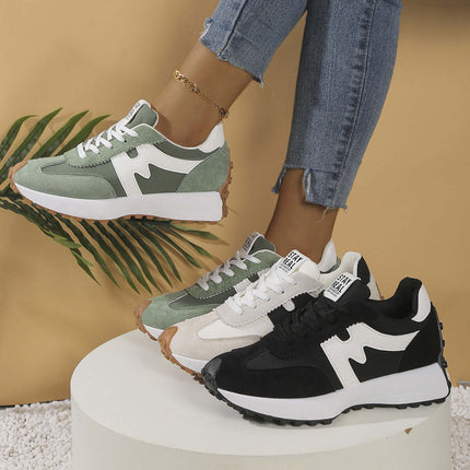 Women Color-Block Chunky Sneakers Non-Slip Casual size 44 foot length 26.5cm.