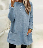 Women Fleece Pullover Winter Hoodie With Pockets daily wear