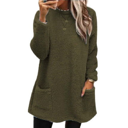 Women Fleece Pullover Winter Hoodie With Pockets winter wear