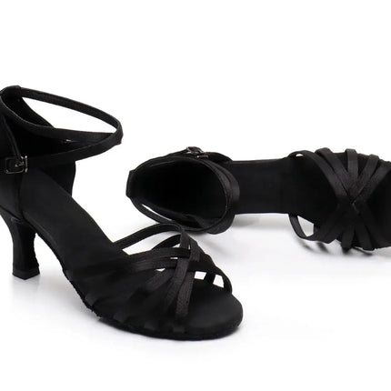 Women Latin Ballroom Soft Suede Dance Shoes light brown