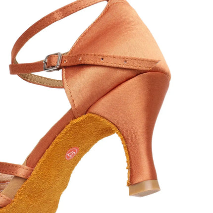 Women Latin Ballroom Soft Suede Dance Shoes 5cm heel