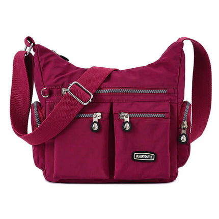 Women Shoulder Bags Multiple Pockets Waterproof Bag telescope handle.