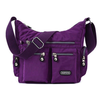 Women Shoulder Bags Multiple Pockets Waterproof Bag document pocket.