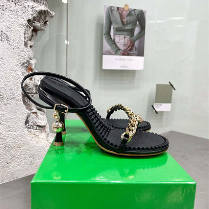Women's Fashion Massage Fingerboard Leather Sandals Soft Supportive Footbed