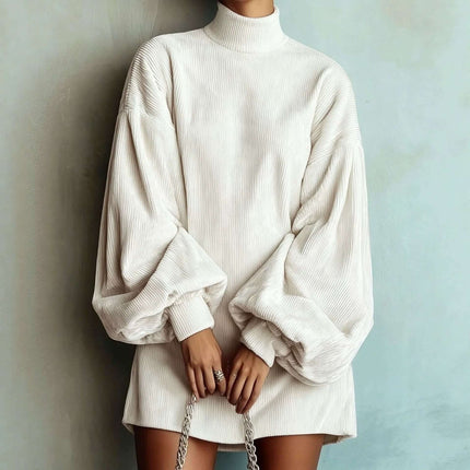 Women's Long Sleeve Puff Sleeve Casual Dress Long Sleeve Style