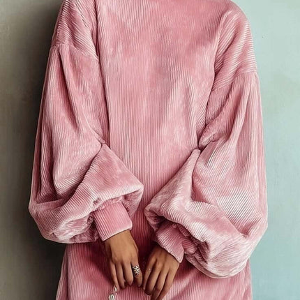 Women's Long Sleeve Puff Sleeve Casual Dress Casual Women's Outfit