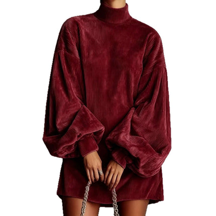 Women's Long Sleeve Puff Sleeve Casual Dress Women's Casual Wear