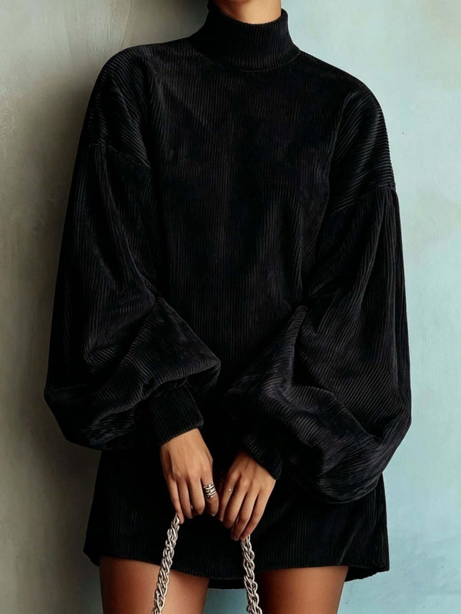Women's Long Sleeve Puff Sleeve Casual Dress Everyday Fashion Style
