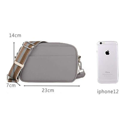 Womens Small Square PU Leather Shoulder Bag lightweight carry