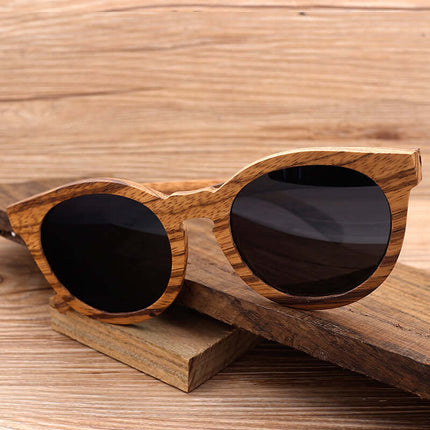 Wooden Eco Friendly Mens Sunglasses unisex full frame.