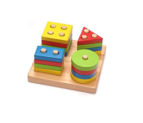 Wooden Puzzle Educational Toy baby learning.
