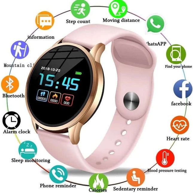 Z60 Bluetooth Smart Watch Fitness Health Tracker touchscreen display